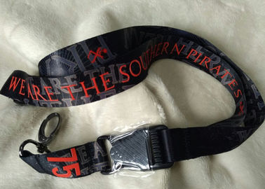 Cadeaux promotionnels personnalisés par nylon tissés durables, lanière de cou d'équipe de fans de sports