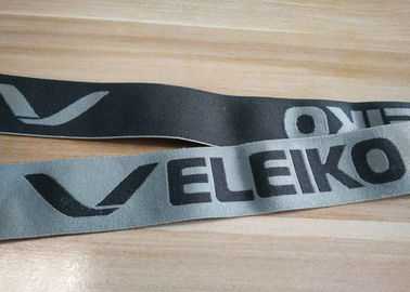 Ceinture non élastique de corde de jacquard de sous-vêtements de relief par Spandex en nylon fait sur commande