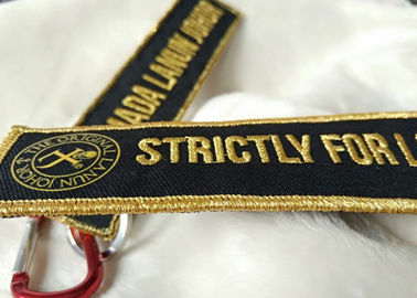 logo Keychains de broderie de l'or 3D de 2.5cm