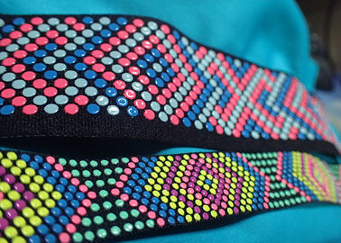 Bande élastique de logo fait sur commande et de silicone antidérapant pour la veste de manteau de vêtement