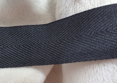 Effet mat de polyester enduisant la bande tissée, couleur non élastique de noir de corde