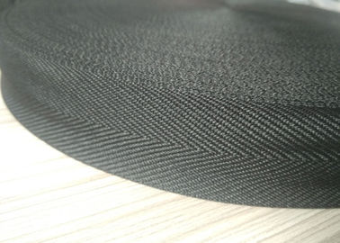 Effet mat de polyester enduisant la bande tissée, couleur non élastique de noir de corde