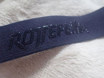 bande en caoutchouc de silicone de logo de coutume de 30mm/non bande élastique de glissement