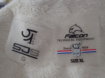 Label clair lavable d'impression d'écran de Tpu pour des sacs, bagage, vêtement