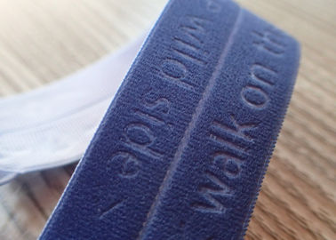 Le polyester de Spandex replient l'emballage coloré de carton de bande de sangle de bandes élastiques