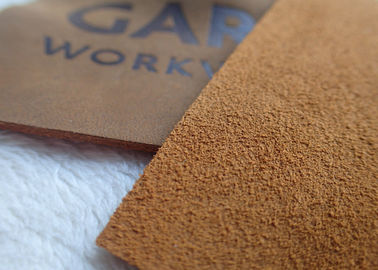 Le cuir de relief de coutume raccorde la couleur bronzage Genuines de marque pour des jeans