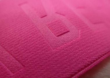 Crochet de corrections de logo de nom et bande adhésifs de relief de boucle augmentés par 3D pour des vêtements de sport
