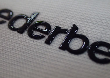 Labels flexibles à haute densité de transfert de chaleur d'impression d'écran avec le logo fait sur commande de nom