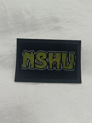 OEKOTEX Logo en relief Patches lavables Patches personnalisés négociables