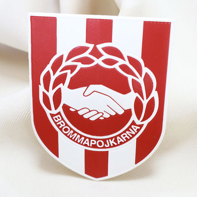 Logo en TPU en 3D en relief en relief imprimé sur mesure pour vêtements