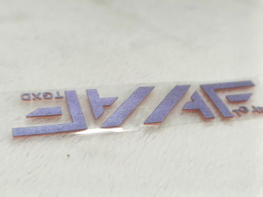 Étiquettes de transfert de chaleur en silicone 3D épais OEM Oeko Tex avec une texture spéciale