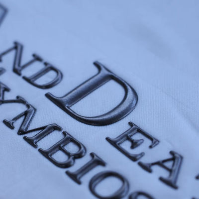 Lettres de conception personnalisées Étiquette de marque en relief haute fréquence 3D TPU Logo Transfertion de chaleur Fer sur étiquettes pour vêtements