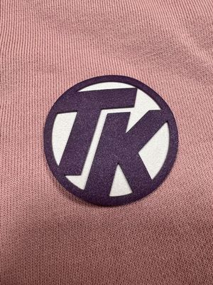 Vêtements en mousse en poudre 3D personnalisés Autocollant en relief Logo de vêtements Étiquettes de presse à chaud pour sweat