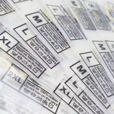 Étiquette de transfert de vêtements de haute qualité sur mesure Étiquette de transfert thermique Logo d'impression en gros
