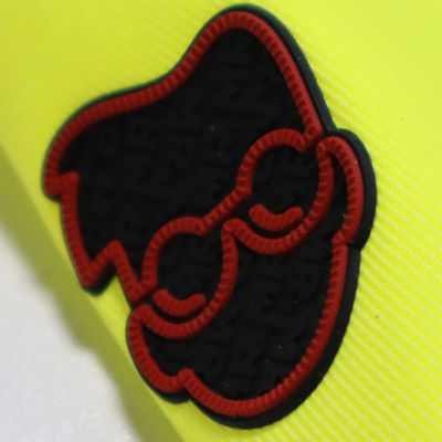 Étiquette en silicone 3D personnalisée Presses à chaleur Badge de transfert de logo en silicone 3D lavé