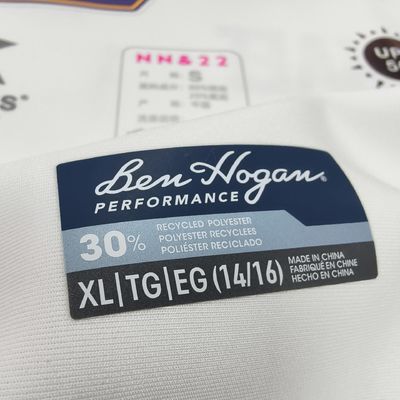 Étiquettes de film d'impression par transfert thermique d'encre réfléchissante personnalisée pour T-shirt de sport