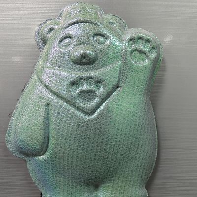 Cadeaux promotionnels souvenirs Personnalisés Ours Aimants de réfrigérateur Badge Magnétiques en forme de TPU Oekotex colorés