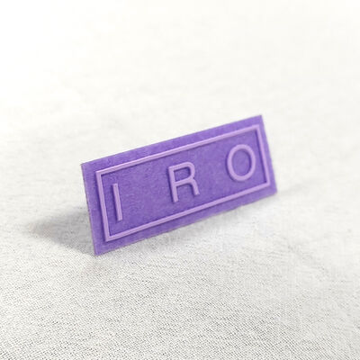 Étiquette imprimée en silicone - Logo personnalisé