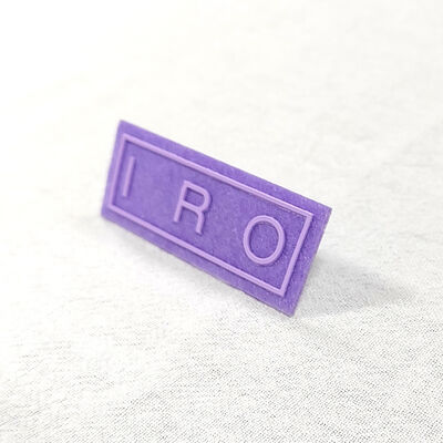 Étiquette imprimée en silicone - Logo personnalisé