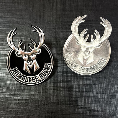 Emblème de transfert de chaleur TPU - 3D effet métallique Patch de logo personnalisé pour les vêtements