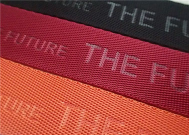 Haute fréquence non élastique colorée de corde/bande de nylon avec le logo adapté aux besoins du client