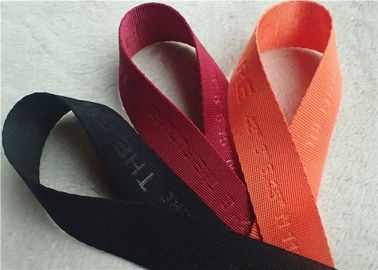 Haute fréquence non élastique colorée de corde/bande de nylon avec le logo adapté aux besoins du client