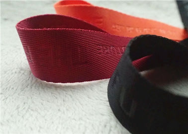 Haute fréquence non élastique colorée de corde/bande de nylon avec le logo adapté aux besoins du client
