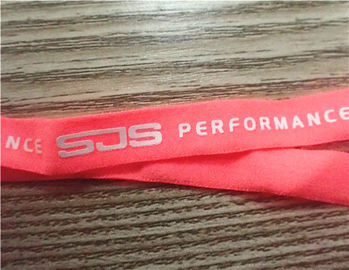 Bande élastique faite sur commande professionnelle d'habillement de couleur fluorescente avec le logo spécial