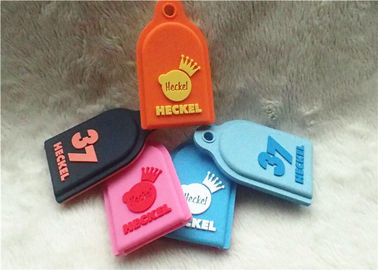 Cadeaux promotionnels/multi personnalisés par GV - coloré PVC Keychain gravé ou de Debossed en refief de silicium