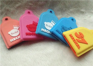 Cadeaux promotionnels/multi personnalisés par GV - coloré PVC Keychain gravé ou de Debossed en refief de silicium