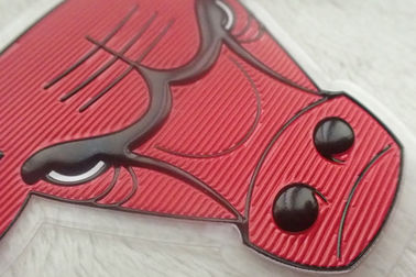 L'habillement fait sur commande qui respecte l'environnement raccorde le logo de relief par haute fréquence douce d'impression d'écran de TPU 3D