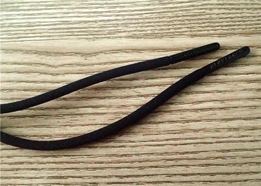 corde non élastique noire de 125cm avec le logo découpé aux deux extrémités de la tête noire de matériel de peinture