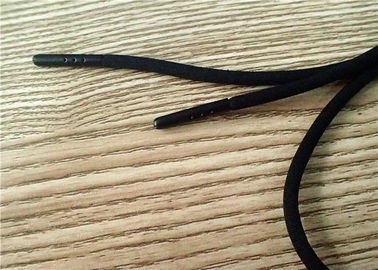 corde non élastique noire de 125cm avec le logo découpé aux deux extrémités de la tête noire de matériel de peinture