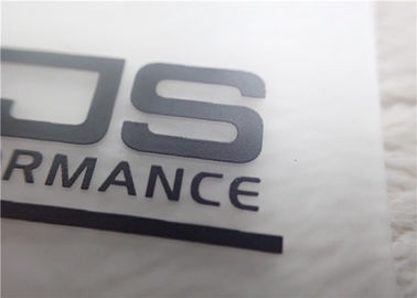 Le visage muet frottent les corrections en caoutchouc transparentes de logo de TPU avec les coins arrondis adaptées aux besoins du client