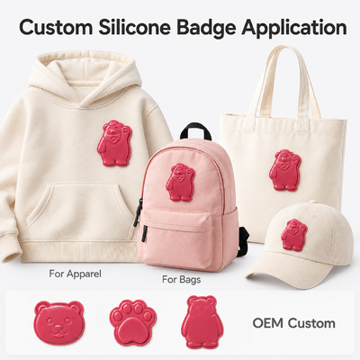 Cadeaux promotionnels souvenirs Personnalisés Ours Aimants de réfrigérateur Badge Magnétiques en forme de TPU Oekotex colorés