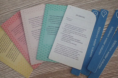 Recyled personnalisé a imprimé les accessoires de papier d'étiquette/habillement de coup