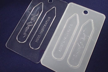 Étiquettes de coup d'habillement de logo de laser de Coutom, étiquettes acryliques transparentes