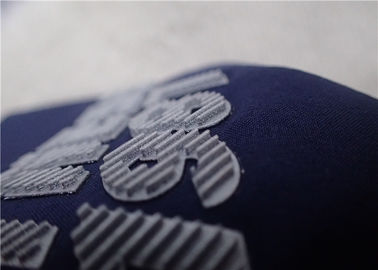 Effet tridimensionnel augmenté de logo de transfert de chaleur extérieure d'argent d'instantané de sergé