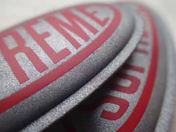 Chaîne de porte-clés imprimée par écran réfléchi argenté fait sur commande pour le cadeau de promotion