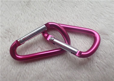 Le petit multiple promotionnel personnalisé de Carabiner de cadeaux colore D - support formé de clé en métal de boucle d'alpinisme