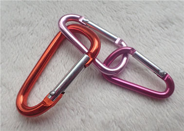 Le petit multiple promotionnel personnalisé de Carabiner de cadeaux colore D - support formé de clé en métal de boucle d'alpinisme