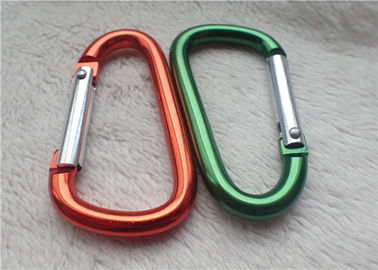 Le petit multiple promotionnel personnalisé de Carabiner de cadeaux colore D - support formé de clé en métal de boucle d'alpinisme