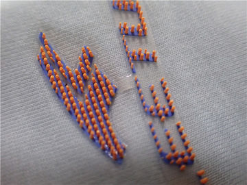 L'habillement de transfert de chaleur de logo du silicone 3D de points de brosse marque la haute - élastique