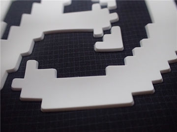 Labels blancs faits sur commande de transfert de chaleur de bâti de silicone pour l'épaisseur de l'habillement 0.6MM
