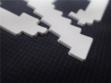 Labels blancs faits sur commande de transfert de chaleur de bâti de silicone pour l'épaisseur de l'habillement 0.6MM