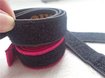 La sangle adaptée aux besoins du client de Velcro de polyester de mode tissée attachent du ruban adhésif pour le label de vêtement ou de sac