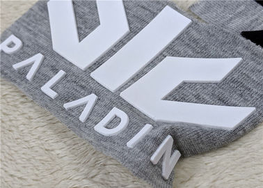 Label de silicone de transfert de chaleur, correction en caoutchouc de relief de PVC de logo pour des vêtements