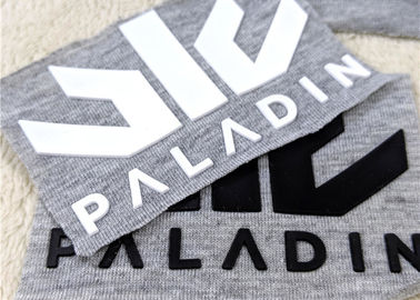 Label de silicone de transfert de chaleur, correction en caoutchouc de relief de PVC de logo pour des vêtements