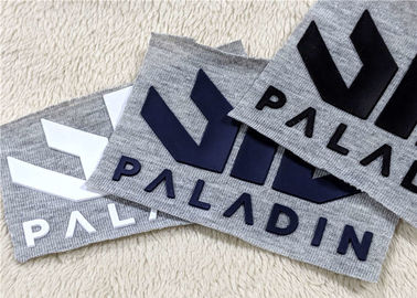 Label de silicone de transfert de chaleur, correction en caoutchouc de relief de PVC de logo pour des vêtements
