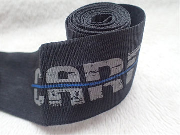 Corde non élastique d'accessoires de bagage, courroie en nylon plate de corde de 37MM avec le logo d'impression